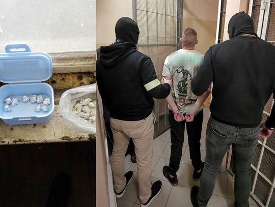 Policjanci namierzyli pseudokibica sprzedającego narkotyki. Towar trzymał na strychu
