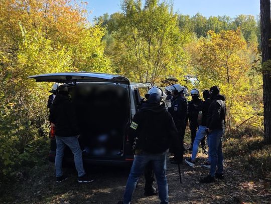 Policjanci udaremnili ustawkę pseudokibiców. Tłumaczyli, że do lasu przyjechali... na grzyby