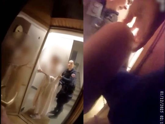 Policjanci uratowali kobiety z pożaru. Z narażeniem życia weszli do płonącego mieszkania