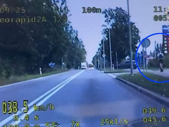 Policjanci zmierzyli prędkość 14-latka na hulajnodze elektrycznej. Jechał prawie dwa razy szybciej niż pozwala prawo