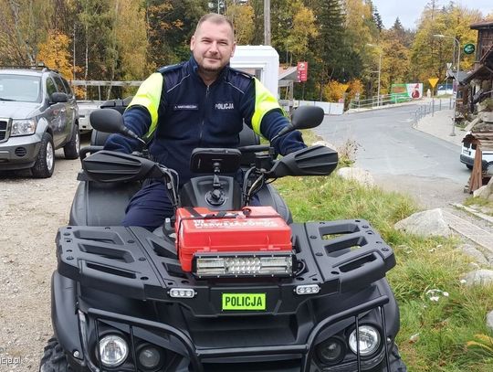 Policjant na wolnym zobaczył, jak kobieta po kolizji próbuje uciec. Dogonił ją i zatrzymał