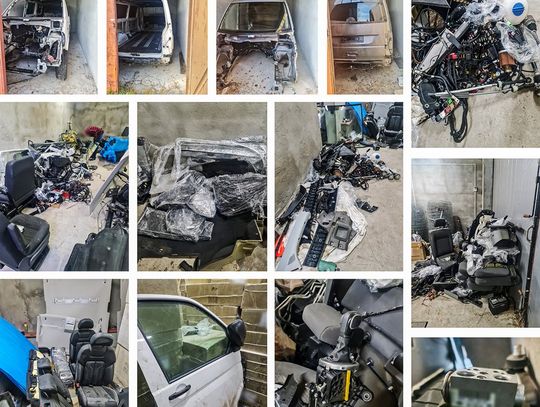Polsko-niemiecka akcja skierowana w złodziei aut. Ukradli ponad sto pojazdów [FOTO, WIDEO]