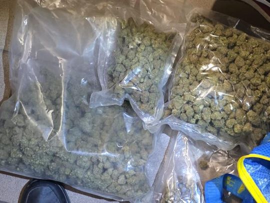 Ponad kilogram marihuany i klefedron. Narkotykowa wpadka podczas rutynowej kontroli drogowej