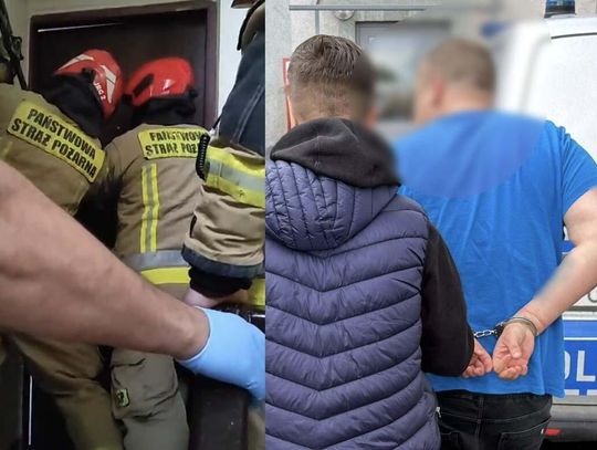 Poszukiwana para nie chciała otworzyć drzwi. Liczyli na to, że policja sobie pójdzie
