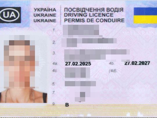 Poszukiwana Ukrainka chciała wyjechać z Polski. W bagażu miała fałszywe prawo jazdy