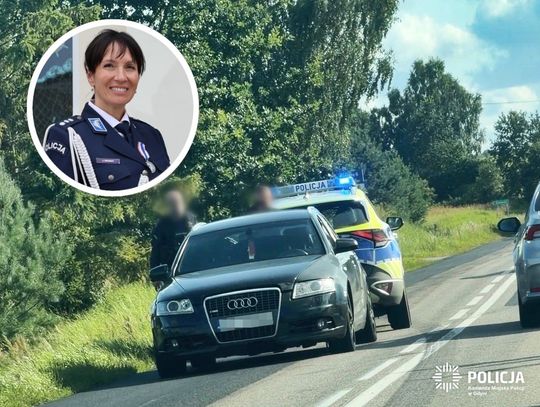 Przerażona 19-latka wyskoczyła z jadącego Audi. Policjantka po służbie ruszyła w pościg
