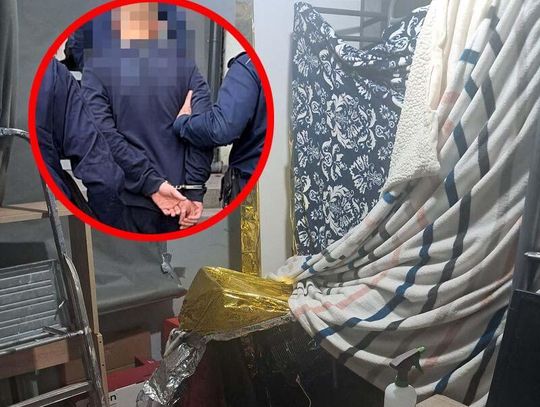 Przerobił łóżko na namiot, w którym uprawiał zioło. Wpadł, bo ktoś zgłosił, że po narkotykach zajmuje się dzieckiem