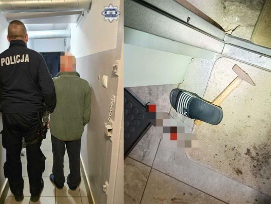 Przyszedł pod dom byłej kobiety z młotkiem i zaatakował jej partnera. Zadał kilka ciosów i groził mu śmiercią