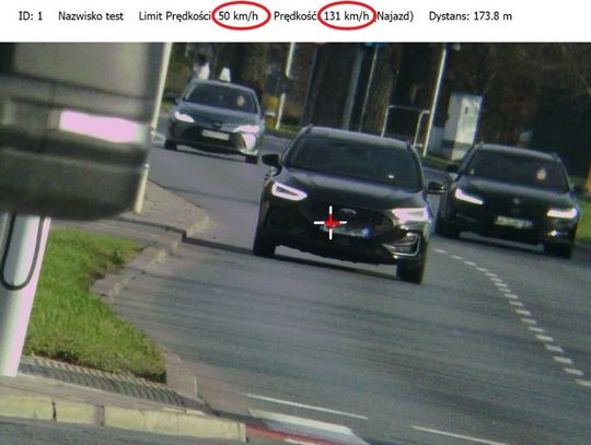 Recydywista drogowy miał na blacie ponda 130 na godzinę w zabudowanym
