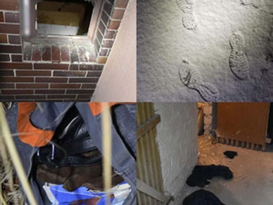 Recydywista po wyjściu z więzienia od razu poszedł "na robotę". Zgubiły go ślady na śniegu