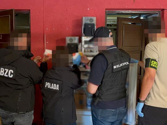 Rozbita zorganizowana grupa handlująca sterydami przez Internet. Osiem osób zatrzymanych