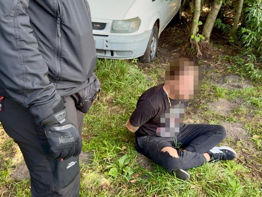 Samochodowa dziupla w środku lasu. Paserzy wpadli, gdy rozbierali Toyotę na części