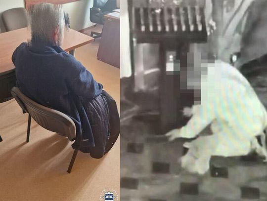 Schował się w koście, a gdy wszyscy wyszli, ruszył do akcji. Mężczyzna dobrał się do skarbonek