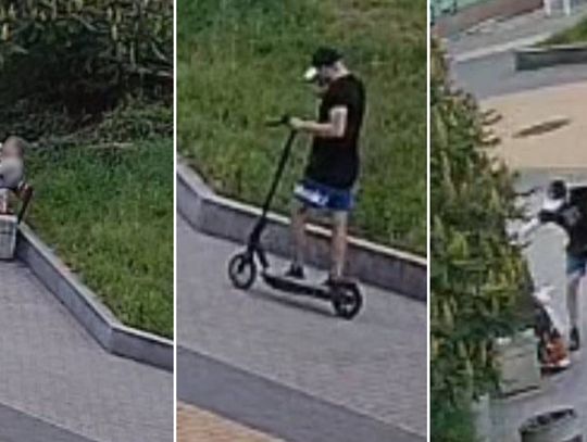 Seria zuchwałych kradzieży we Wrocławiu. Złodziej podjeżdża na hulajnodze i zrywa łańcuszki z kobiet
