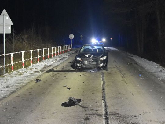 Śmiertelne potrącenie 39-letniego mężczyzny. Nie miał na sobie żadnych elementów odblaskowych