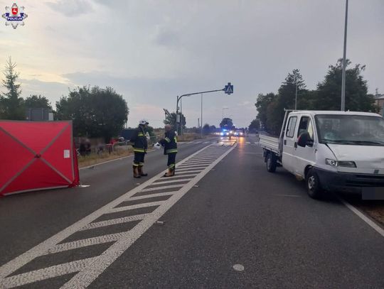 Śmiertelne potrącenie 78-letniego mężczyzny. Wszedł na pasy wprost pod jadącego dostawczaka