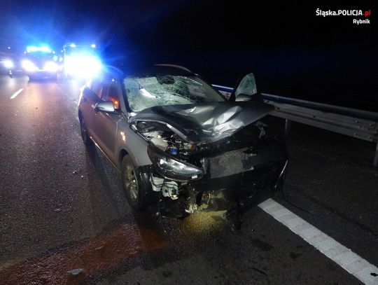 Śmiertelne potrącenie na autostradzie. 35-letni mężczyzna zginął pod kołami hyundaia