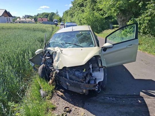 Śmiertelne uderzenie w drzewo. Kierowca zmarł w szpitalu po wypadku na drodze gminnej