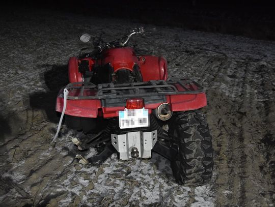 Śmiertelny finał przejażdżki quadem. Zginął 22-letni mężczyzna, jego kolega jest ciężko ranny