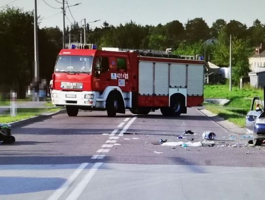 Śmiertelny wypadek motocyklisty. Audi z 4 nastolatkami zajechało mu drogę