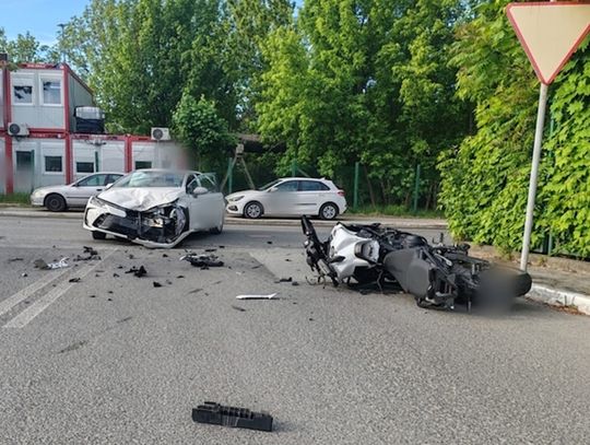Śmiertelny wypadek motocyklisty w Opolu. 19-letni kierowca zajechał mu drogę