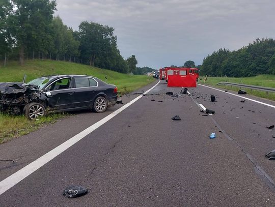 Śmiertelny wypadek na drodze S22. Zablokowany odcinek między Braniewem a Elblągiem