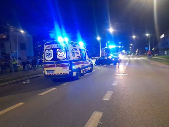 Śmiertelny wypadek w Bartoszycach. Zmarł motocyklista, rowerzysta jest ciężko ranny