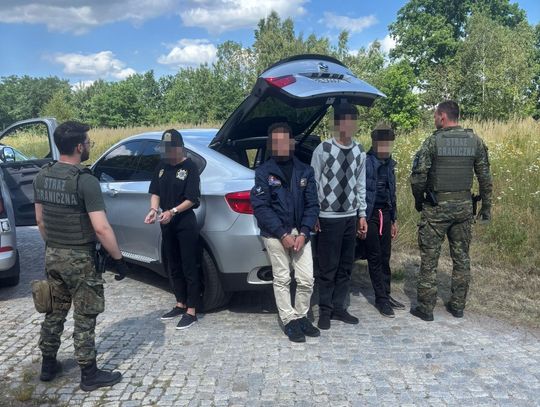 Straż Graniczna zatrzymała troje Ukraińców, którzy przemycali imigrantów przez Polskę do Niemiec