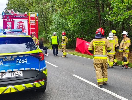 Tragiczny finał wyprzedzania. Pieszy zginął pod kołami dostawczaka