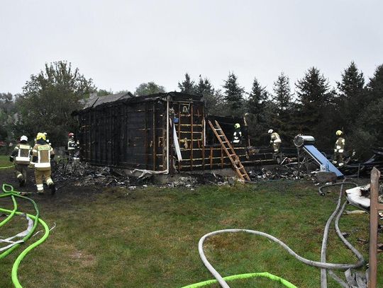 Tragiczny pożar domu na Lubelszczyźnie. Strażacy znaleźli ciała dwóch mężczyzn