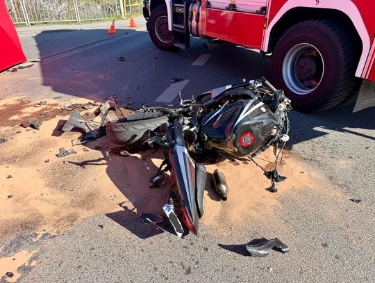 Tragiczny wypadek 28-letniego motocyklisty. Kierujący osobówką zajechał mu drogę