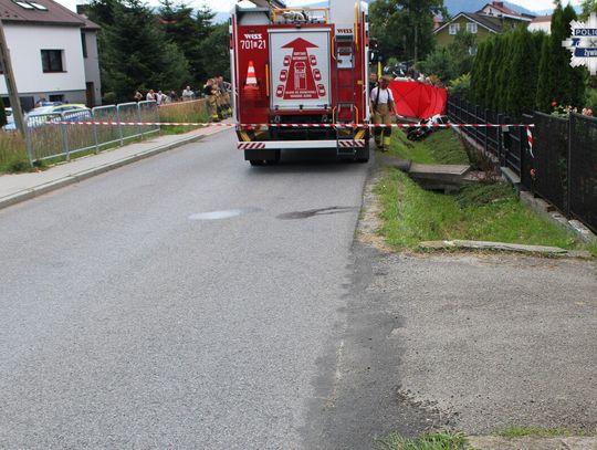 Tragiczny wypadek motocyklisty. Nie żyje 46-letni kierowca Hondy