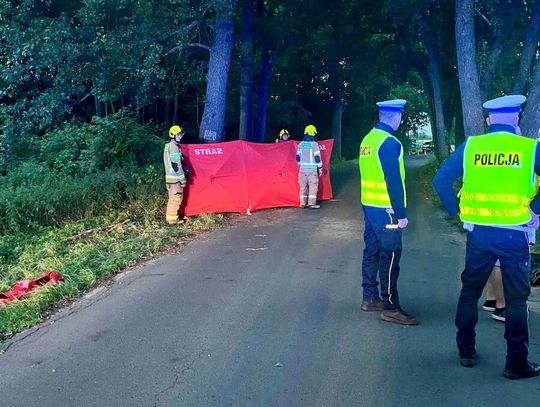 Tragiczny wypadek na łuku drogi. 16-latek nie miał uprawnień do jazdy motocyklem