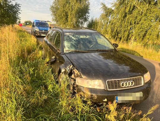 Tragiczny wypadek o poranku. Kierujący audi wjechał w rowerzystę, 46-latek zginął na miejscu