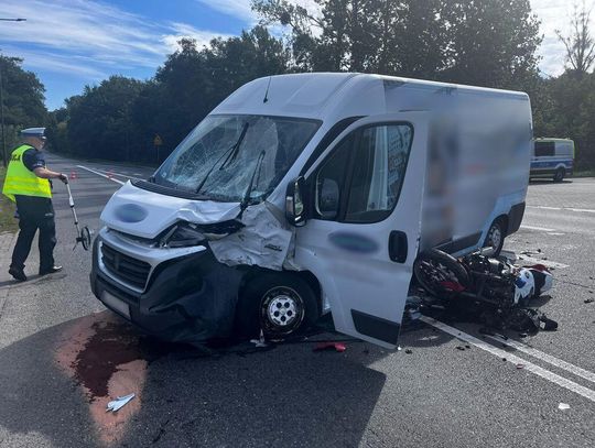Tragiczny wypadek z udziałem motocyklisty. 36-latek zmarł w szpitalu