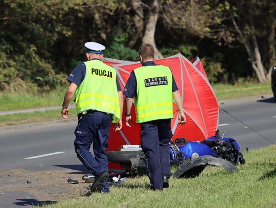 Tragiczny wypadek z udziałem motocyklisty. Mężczyzna zginął na miejscu