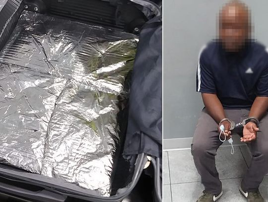 Turysta z Afryki wpadł na Okęciu. W walizce z podwójnym dnem ponad 4 kilo heroiny. ZDJĘCIA