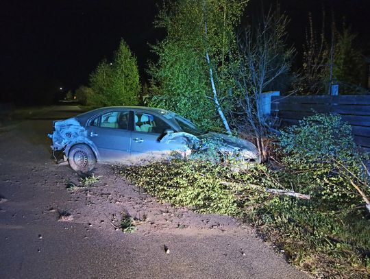 Ukradł auto koledze i wjechał w płot. Pijany 23-latek zatrzymany po szarpaninie