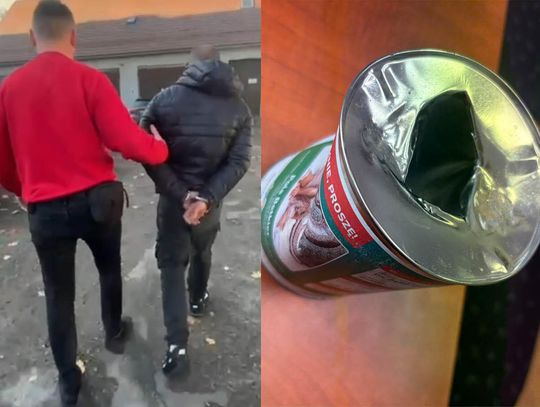 Ukradł puszkę z datkami na leczenie chorego dziecka. Policjanci rozpoznali go z monitoringu