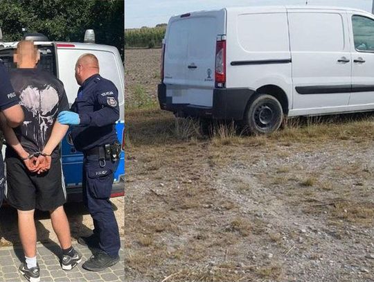 Ukradł samochód budowlańcowi, pojechał do sklepu i załadował towar razem z koszykiem