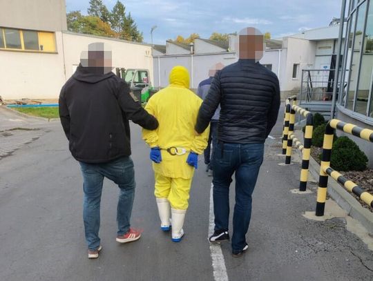 Ukrainiec zmienił miasto i pracę, by uniknąć więzienia. Kryminalni zatrzymali go w firmie