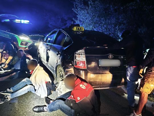Ukraiński taksówkarz wpadł na gorącym uczynku. Organizował przemyt Etiopczyków do Niemiec