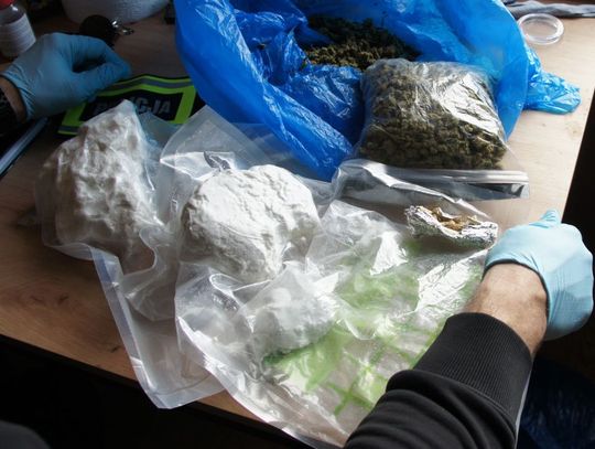 Ukrywał 1,5 kilograma narkotyków w mieszkaniu. Po nalocie kryminalnych 31-latek trafił do aresztu