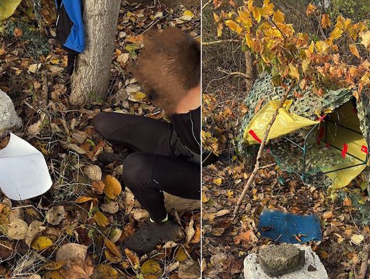 Uprawiał konopie w lesie i suszył je w prowizorycznej szklarni. W dwa dni wpadł dwukrotnie