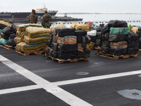 USA: Marynarka wojenna i straż przybrzeżna przejęły narkotyki warte 211 milionów dolarów