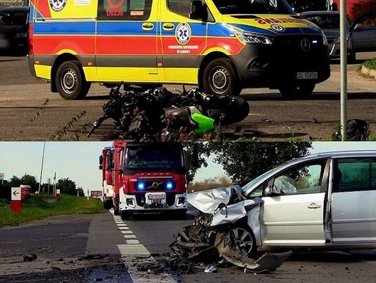 Volkswagen zajechał drogę kolumnie motocyklistów. W zderzeniu z samochodem zginął 34-latek