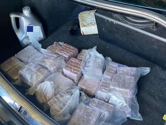 W bagażniku Volkswagena ukrywał 17 kilogramów haszyszu. Diler wpadł w zasadzkę kryminalnych