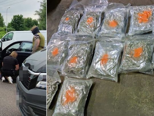 W BMW przewoził 12 kilo zioła i 4 kilo klefedronu. Zatrzymali go kontrterroryści [FOTO]