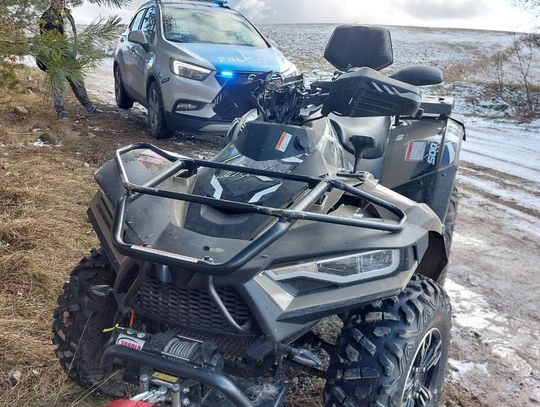 W Walentynki chciała wyżyć się na quadzie. Wcześniej piła alkohol. Kobieta miała wypadek i wylądowała w szpitalu