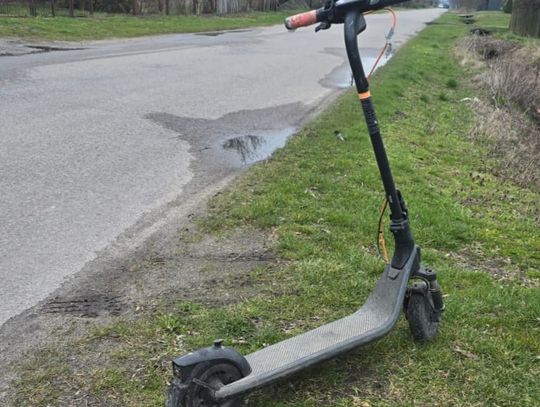 Wężykiem na hulajnodze. Miał 2,5 promila i dostał 2,5 tysiąca złotych mandatu